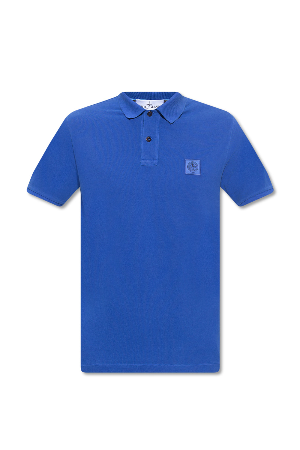 Blue Reta polo shirt with logo Stone Island Reta polo Ralph Lauren Mens Slide Sandals Navy Red PP Tgkb5Shops Montenegro